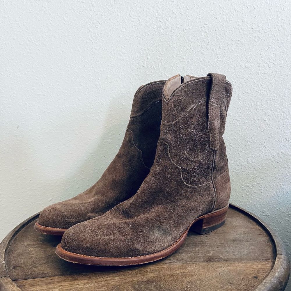 Tecovas The Roy Suede Zip Boot Men’s 9.5 D